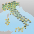 Inizio settimana con tempo variabile; sporadici fenomeni molto sparsi ()