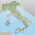 Lieve instabilit al Sud e Adriatiche, pi soleggiato al Nord ma peggiora Venerd ()
