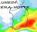 Fase di forte maltempo ad inizio settimana su Isole e Calabria ()