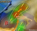 Previsioni Luned: ancora maltempo su centrali tirreniche e Nordest ()