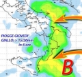 Meteo Gioved: maltempo al Sud, colpite soprattutto le ioniche ()