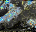 Temporali su Centro Sud Balcani, rovesci sul Regno Unito, nebbie su Centro Europa ()