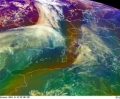 Piogge e vento su Ovest Europa, anticiclone Russo sull'Europa orientale ()